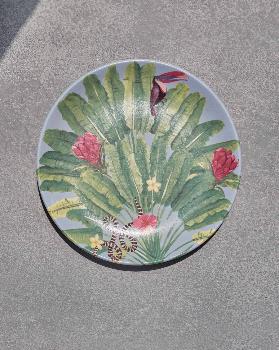 The plate from above
