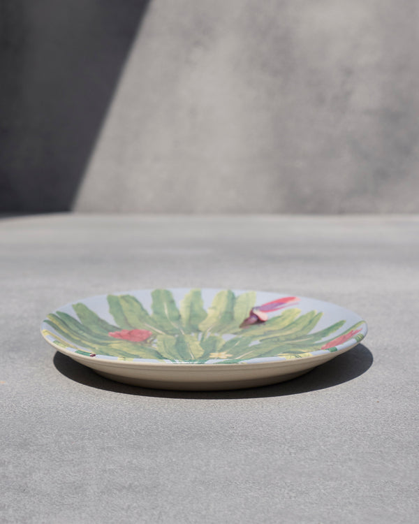 The plate at a low angle