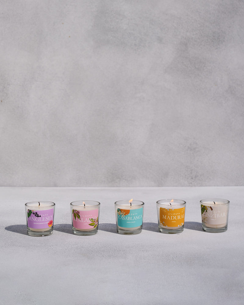 Jar Candles - Set of 5