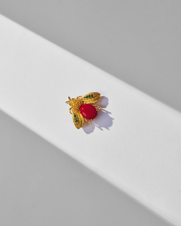 Bug Brooch - Gold