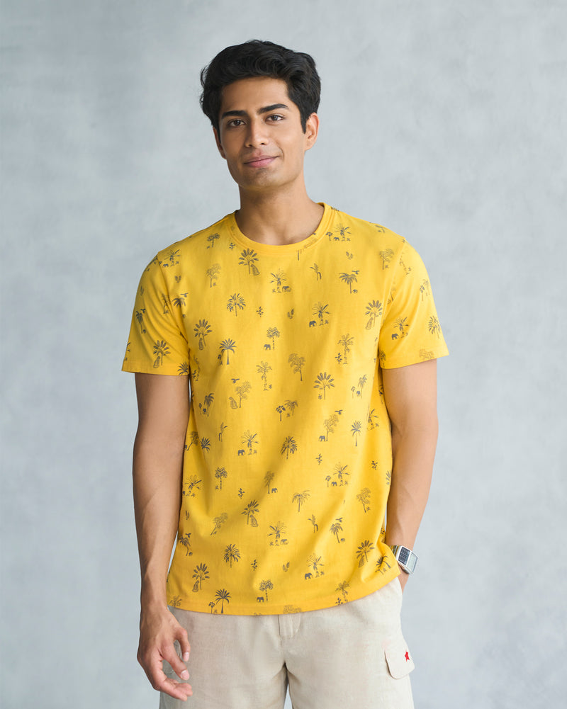 Jungle T-shirt - Yellow