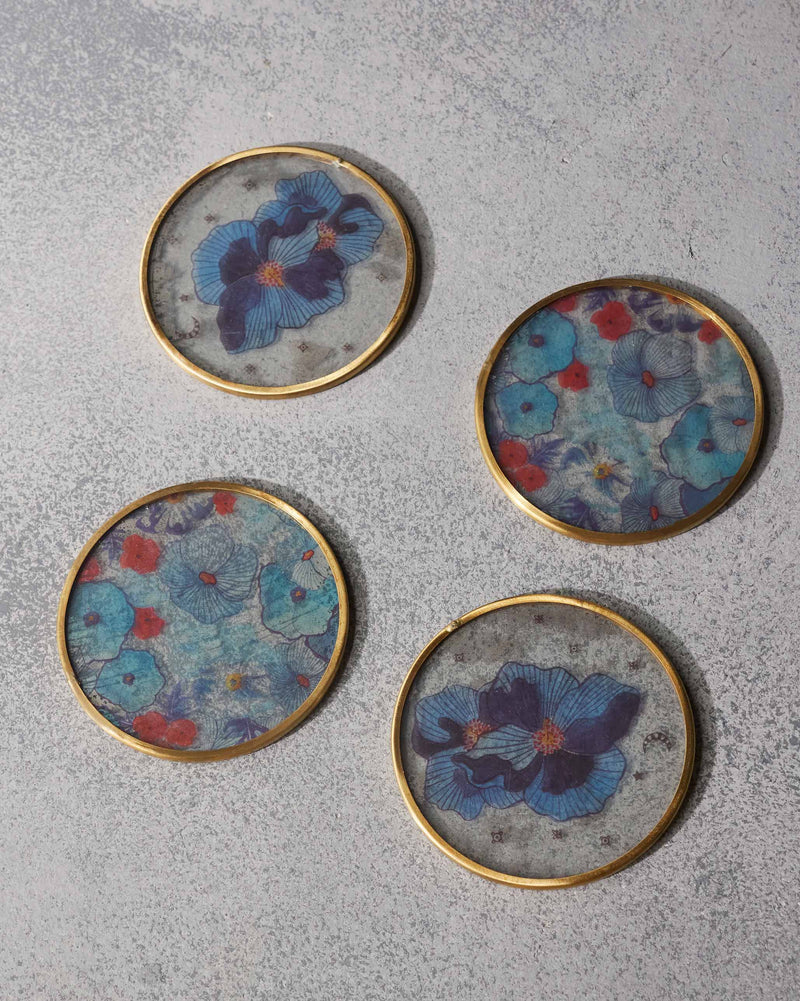 Poppy Coasters (set of 4) - TSSxNB