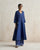 Lama Smocked Kurta - Electric Blue