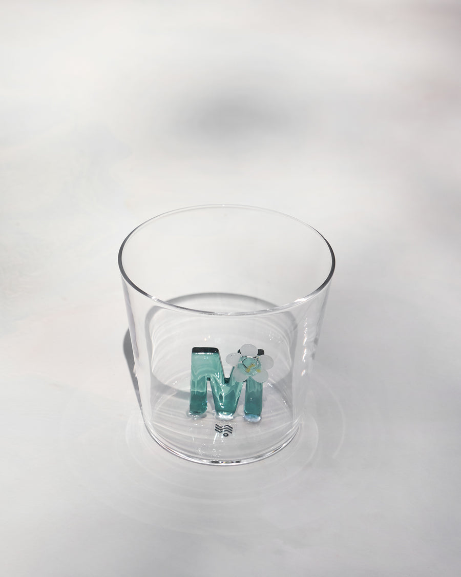 The M Alphabet Glass.