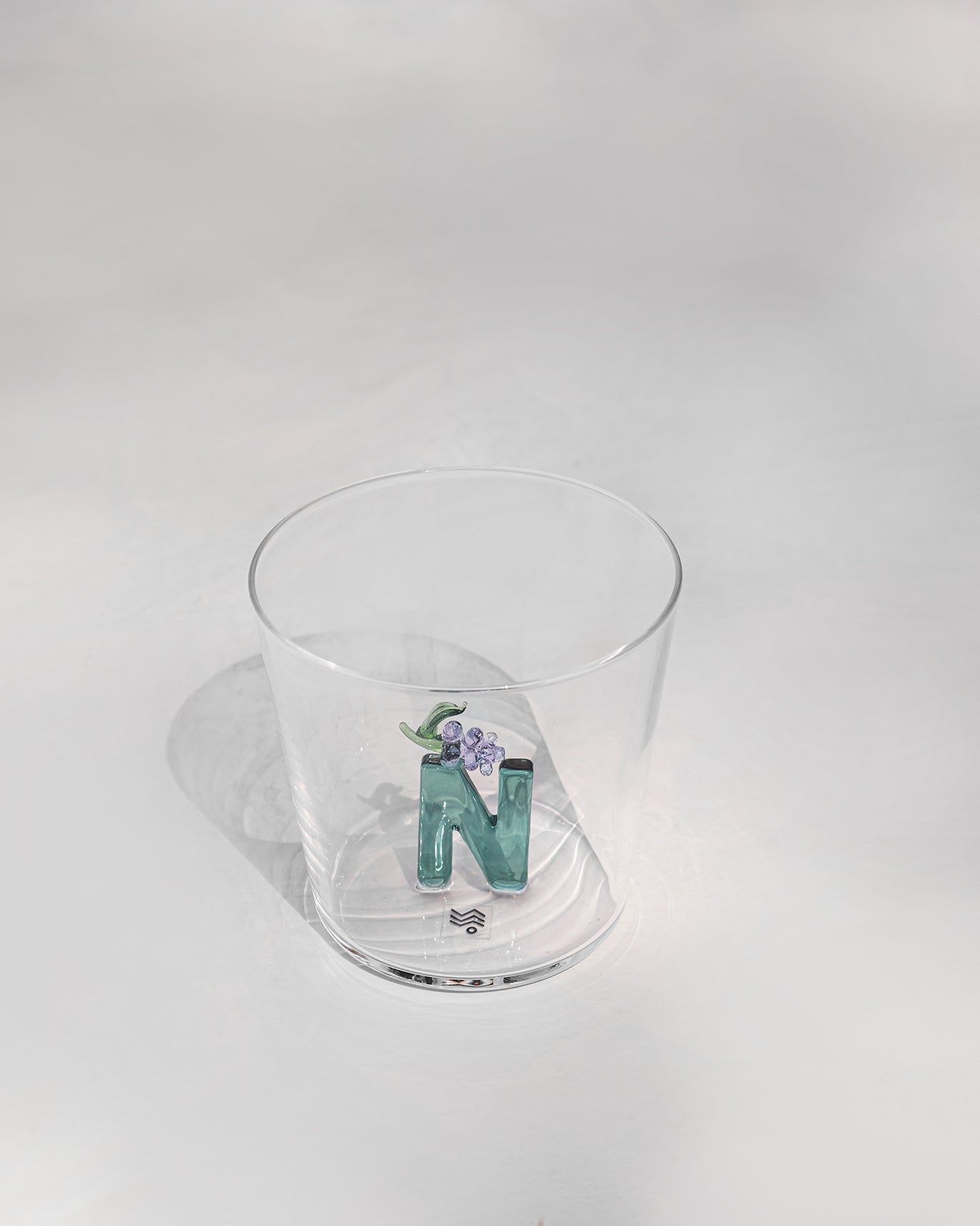 Alphabet Glass - N