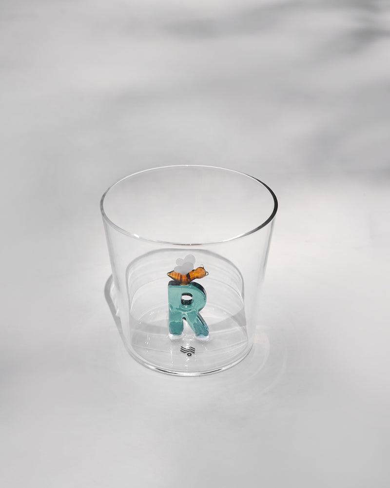 Alphabet Glass - R