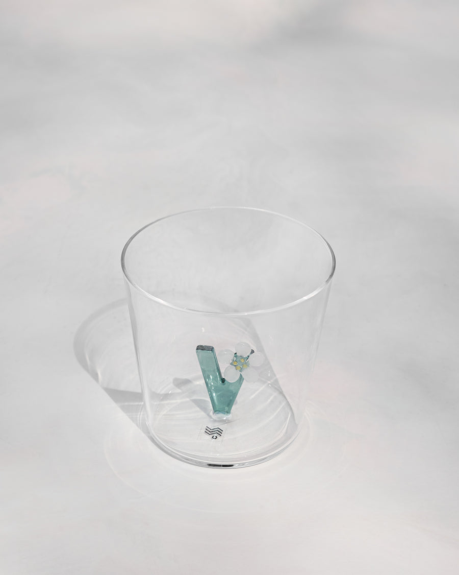 The V Alphabet Glass.