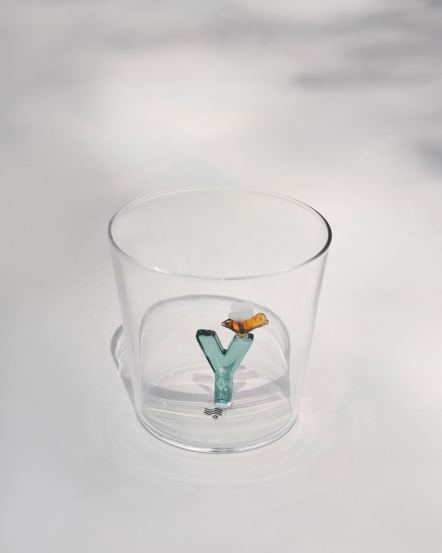 The Y Alphabet Glass.