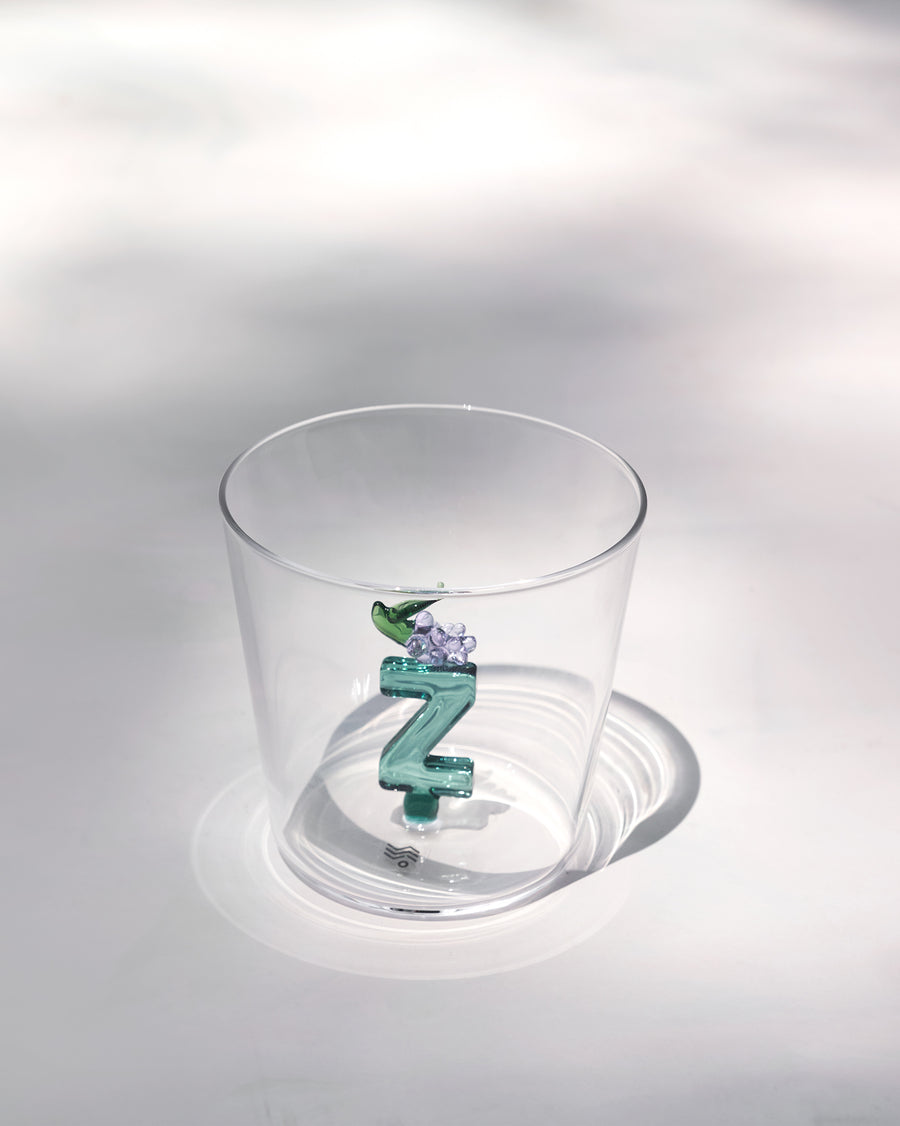 The Z Alphabet Glass.