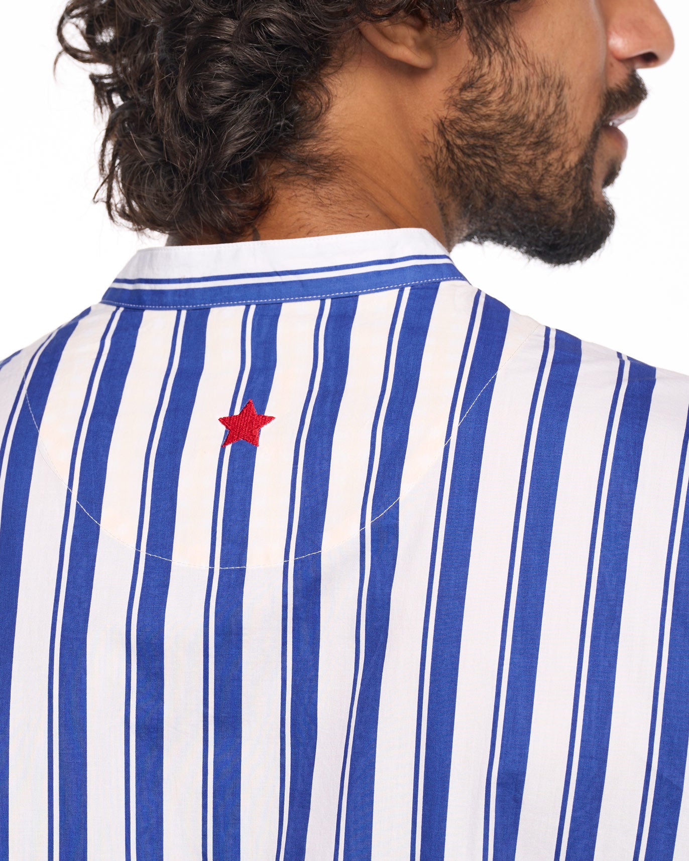 Side Panel Shirt - Blue