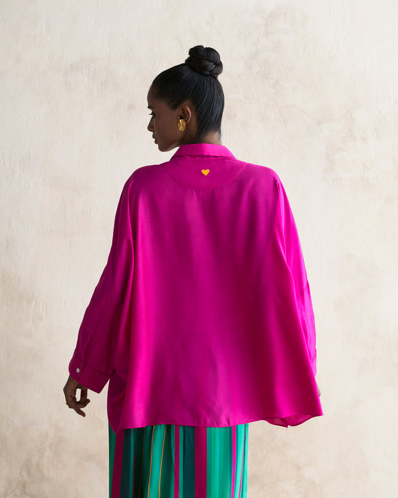 Boxy Shirt - Magenta