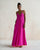 V-neck Strappy Dress - Magenta