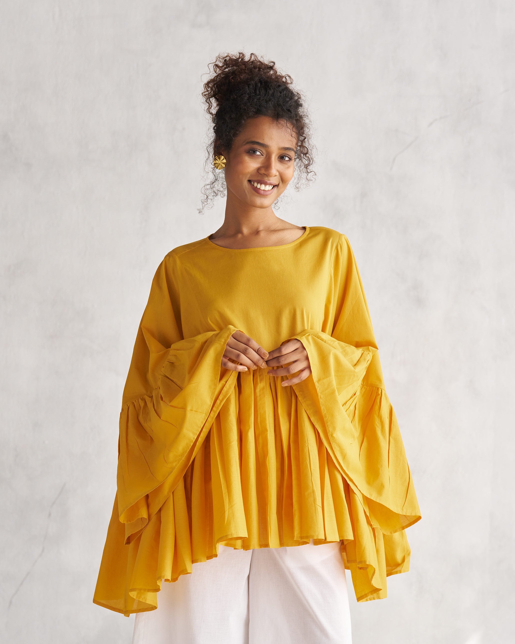 Frill Top - Ochre