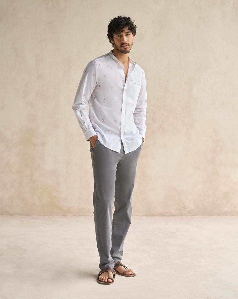 Slim Fit Shirt - White