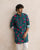 Fort Kurta - Deep Green & Fuchsia