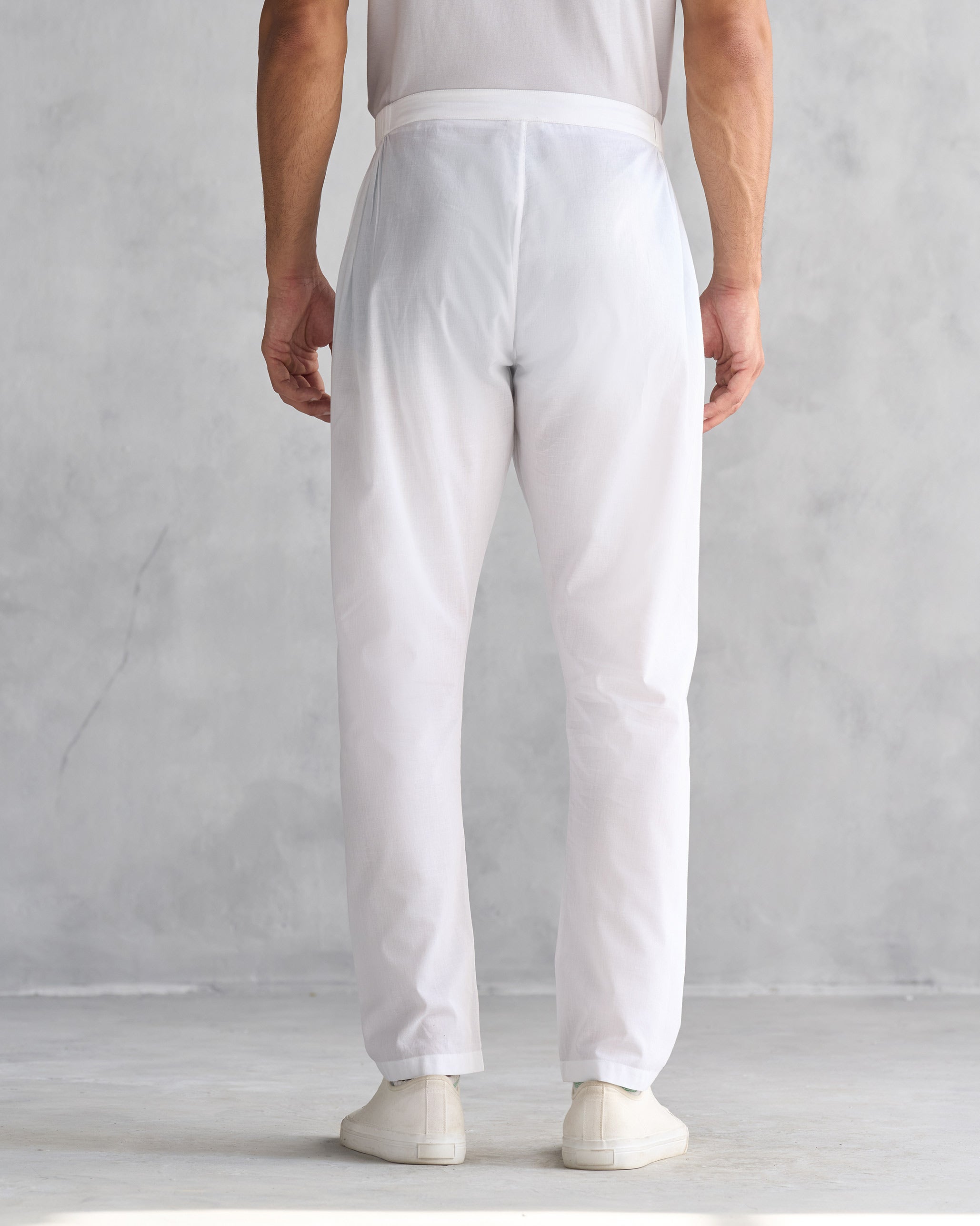 Kurta Pants - White