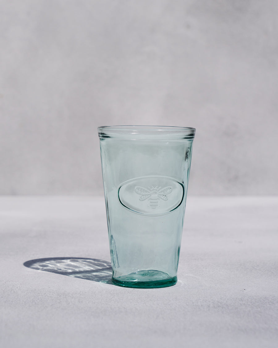 The Firefly Beer Glass from the front.