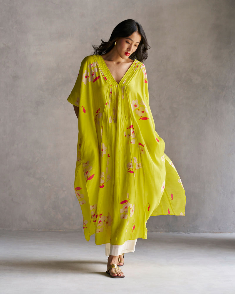 Ocean Kaftan - Lime