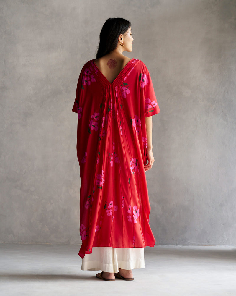 Ocean Kaftan - Red