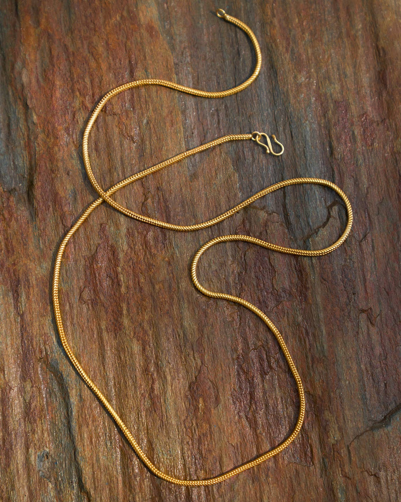 Snake Chain Large - Gold