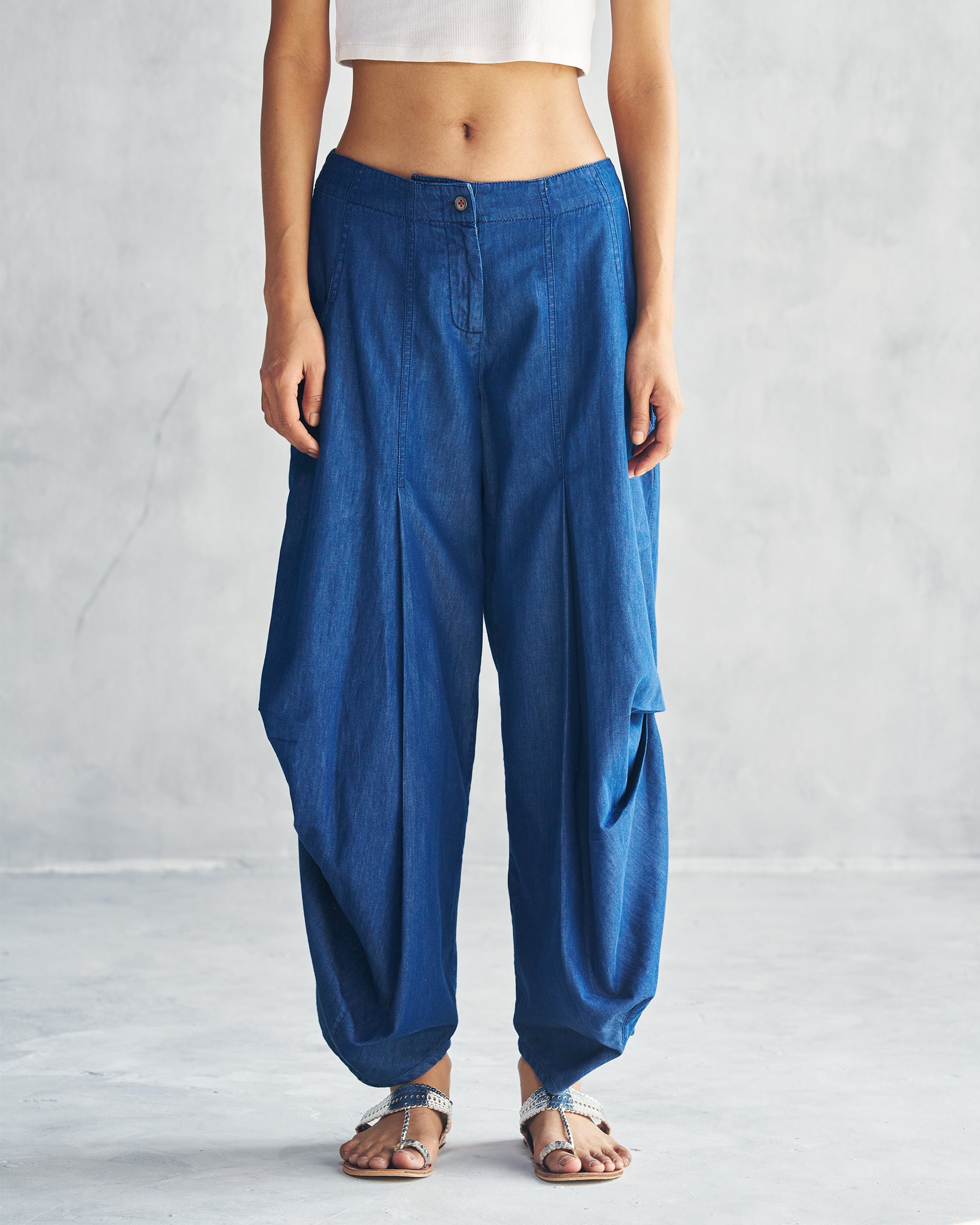 Weekend Trousers - Mid Blue