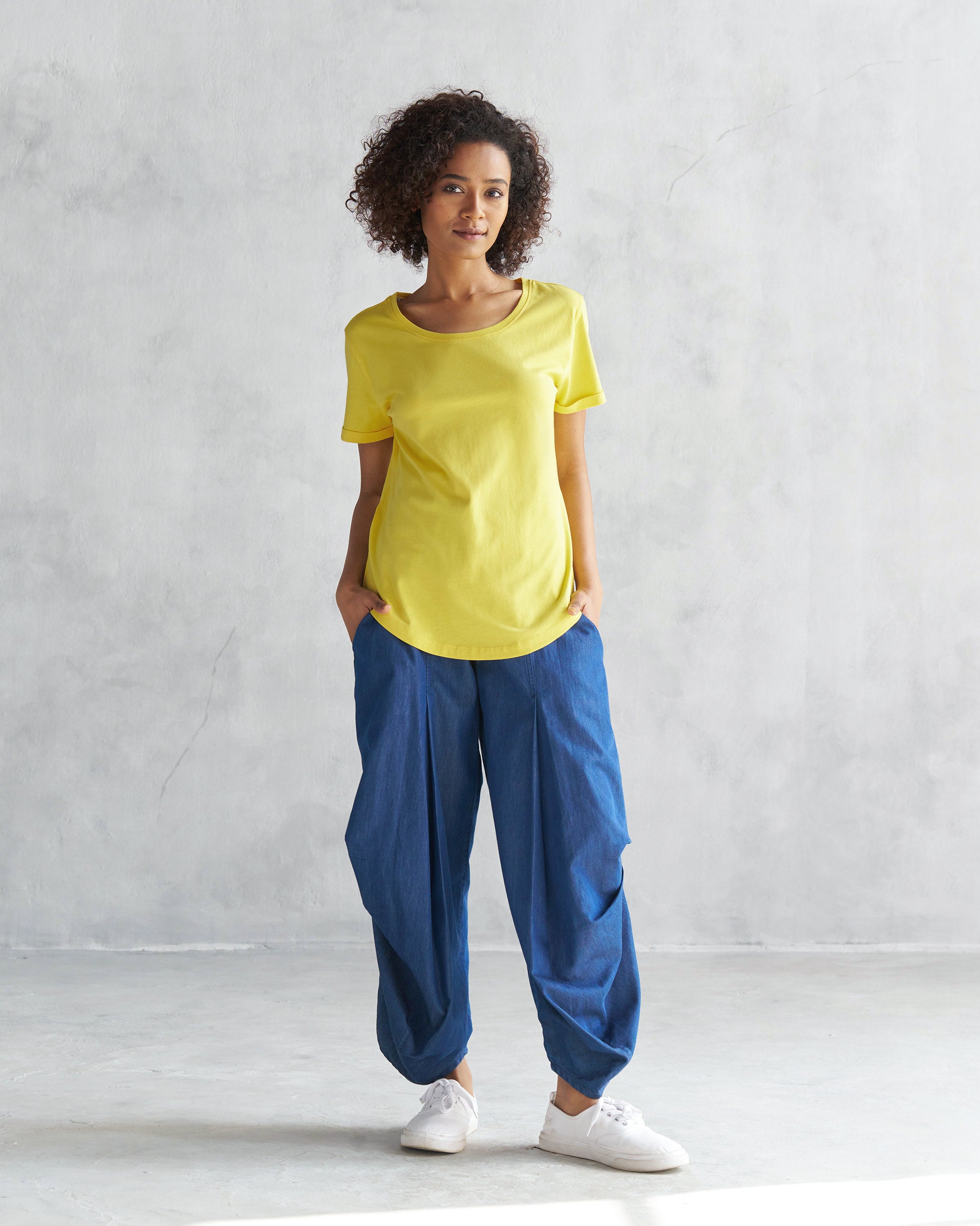 Weekend Trousers - Mid Blue