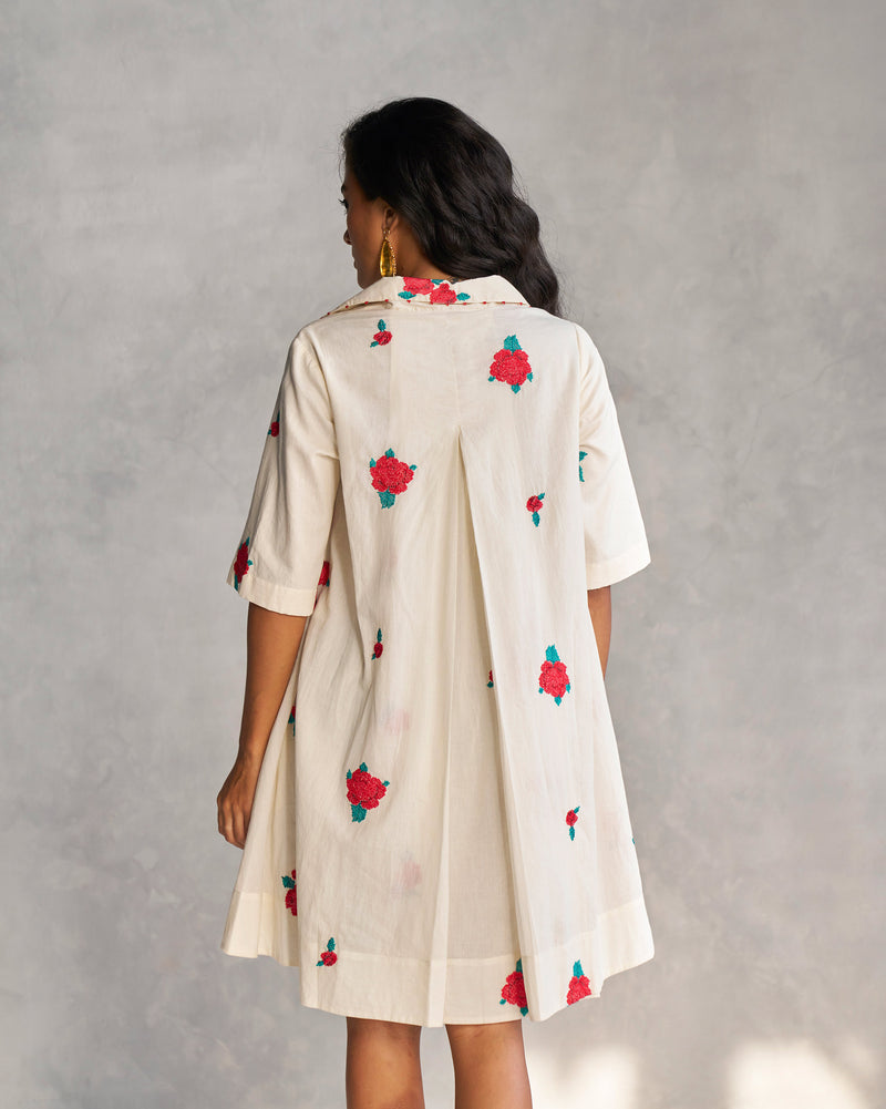 Happy Heart Dress - Ivory