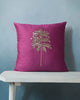 Golden Palm Cushion Cover - Purple