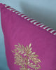 Golden Palm Cushion Cover - Purple