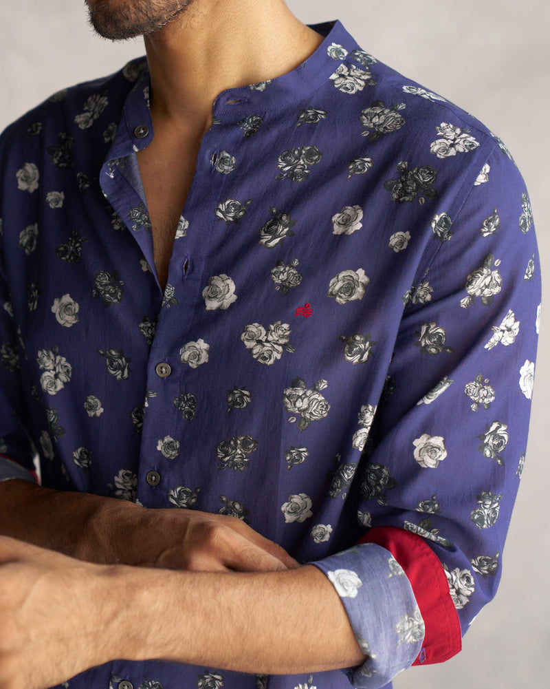 Nawab Shirt - Blue