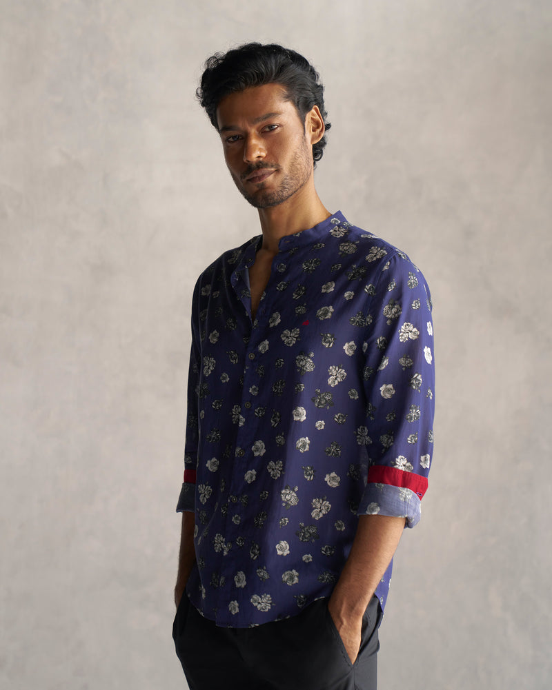 Nawab Shirt - Blue