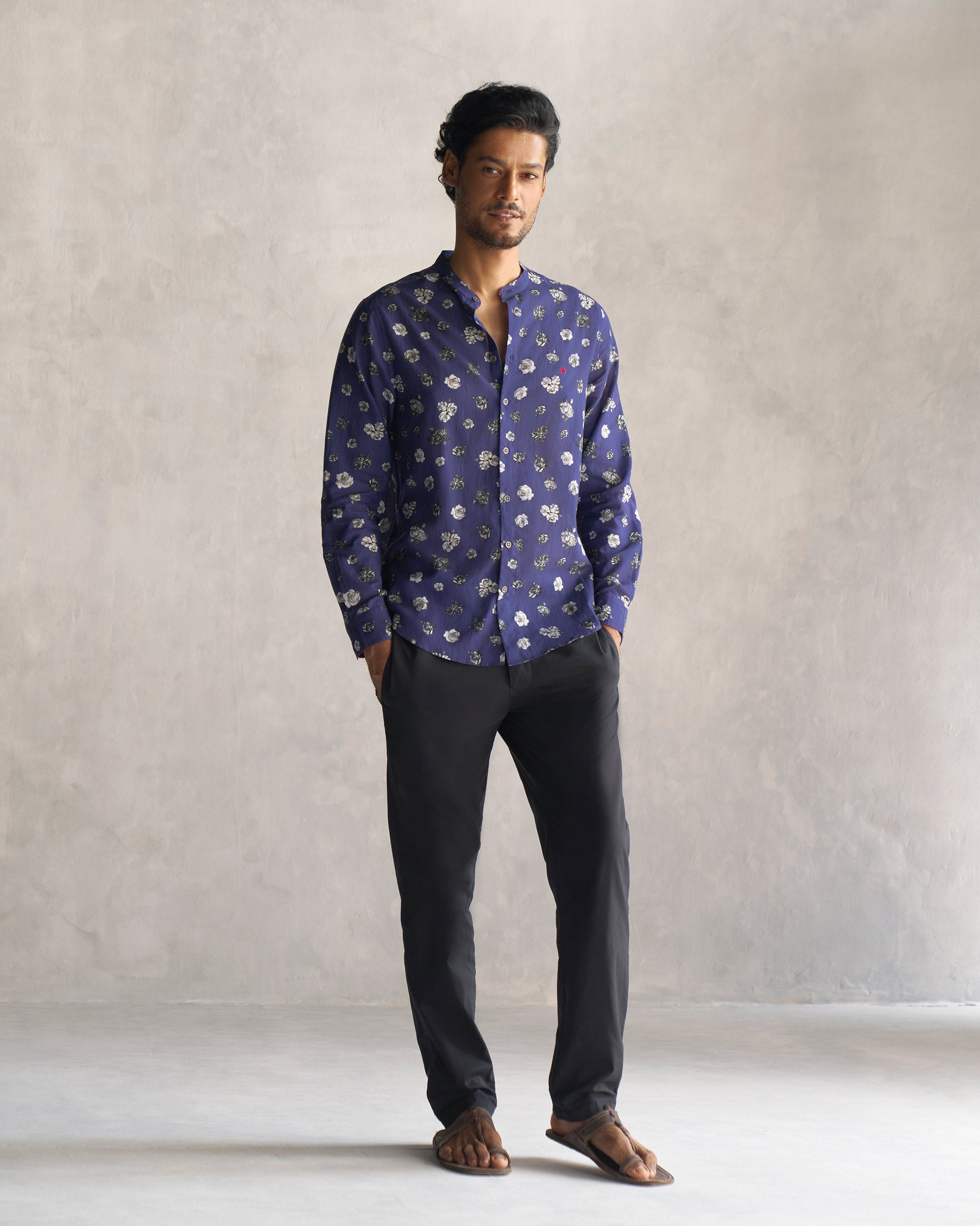 Nawab Shirt - Blue