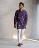 Bouquet Kurta - Purple