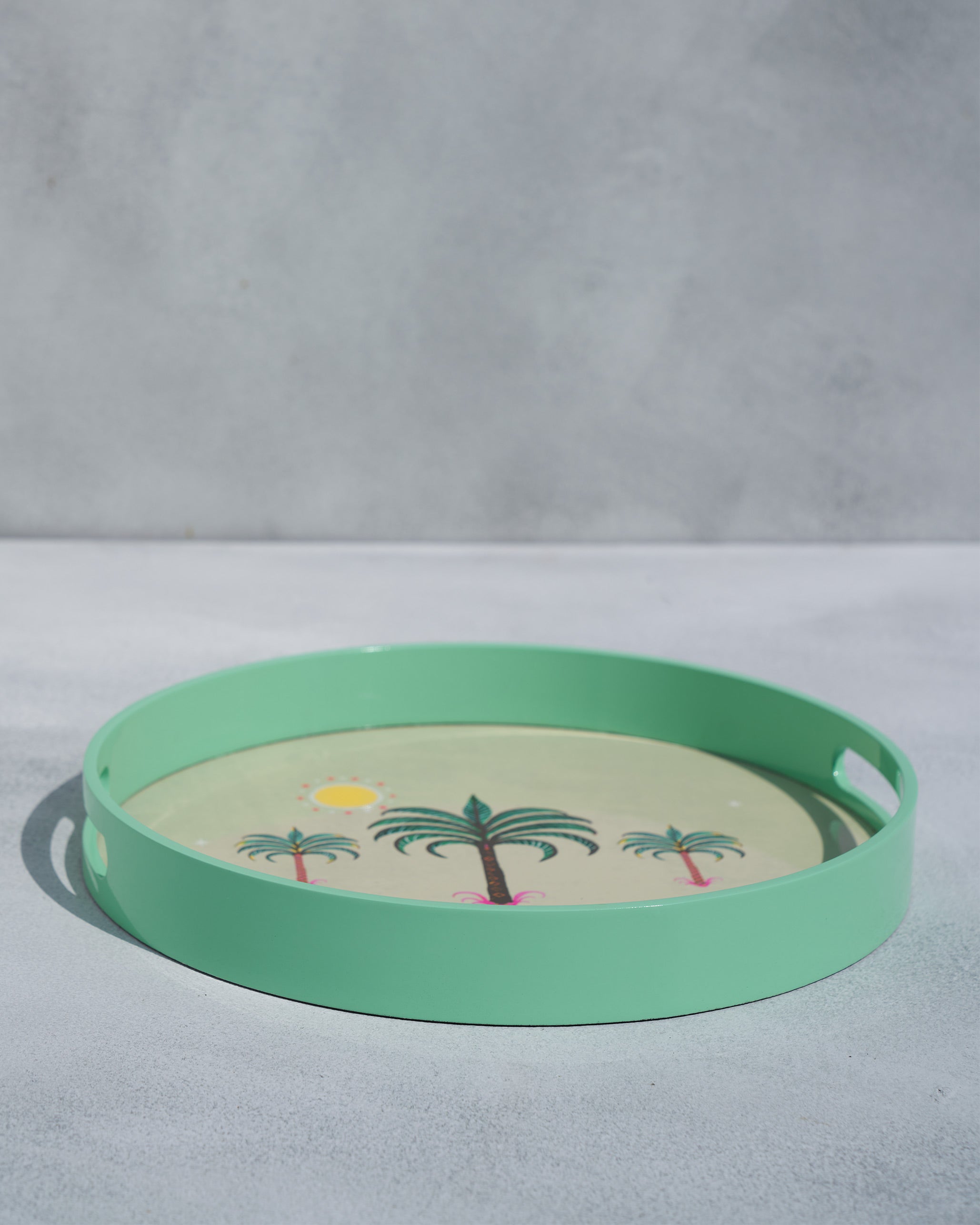 Deco Palm Oasis Tray