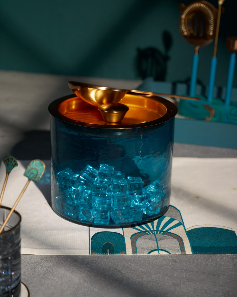 Azure Ice Bucket with Ice Scoop - TSSxNB