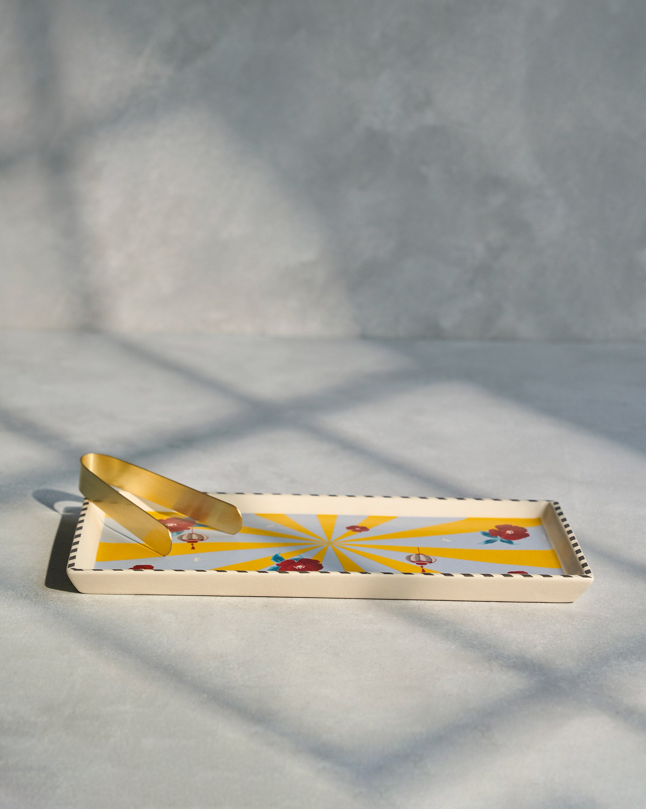 Chakra Cookie Tray with Tong
