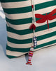 Bagan Stripe Tote - Teal & Ivory