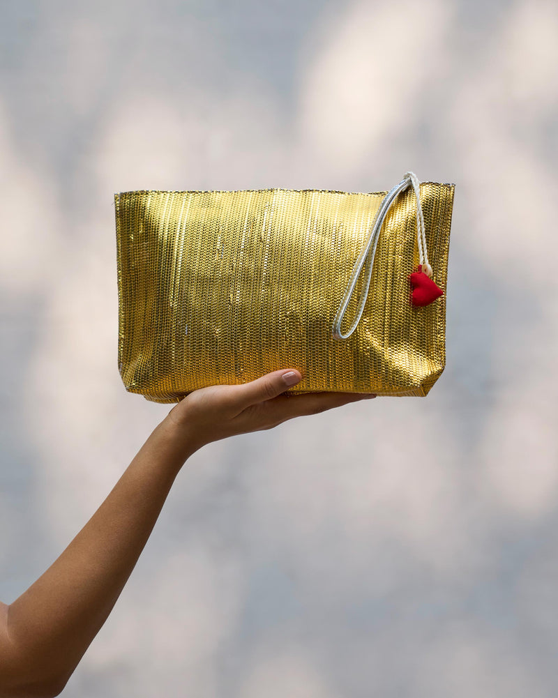 Sitara Clutch - Gold