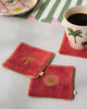 Ruby Coasters Set of 4