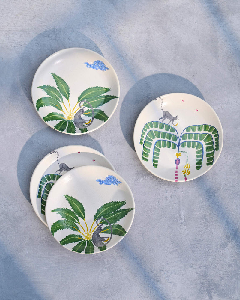 Safari Tea Plates (Set of 4)