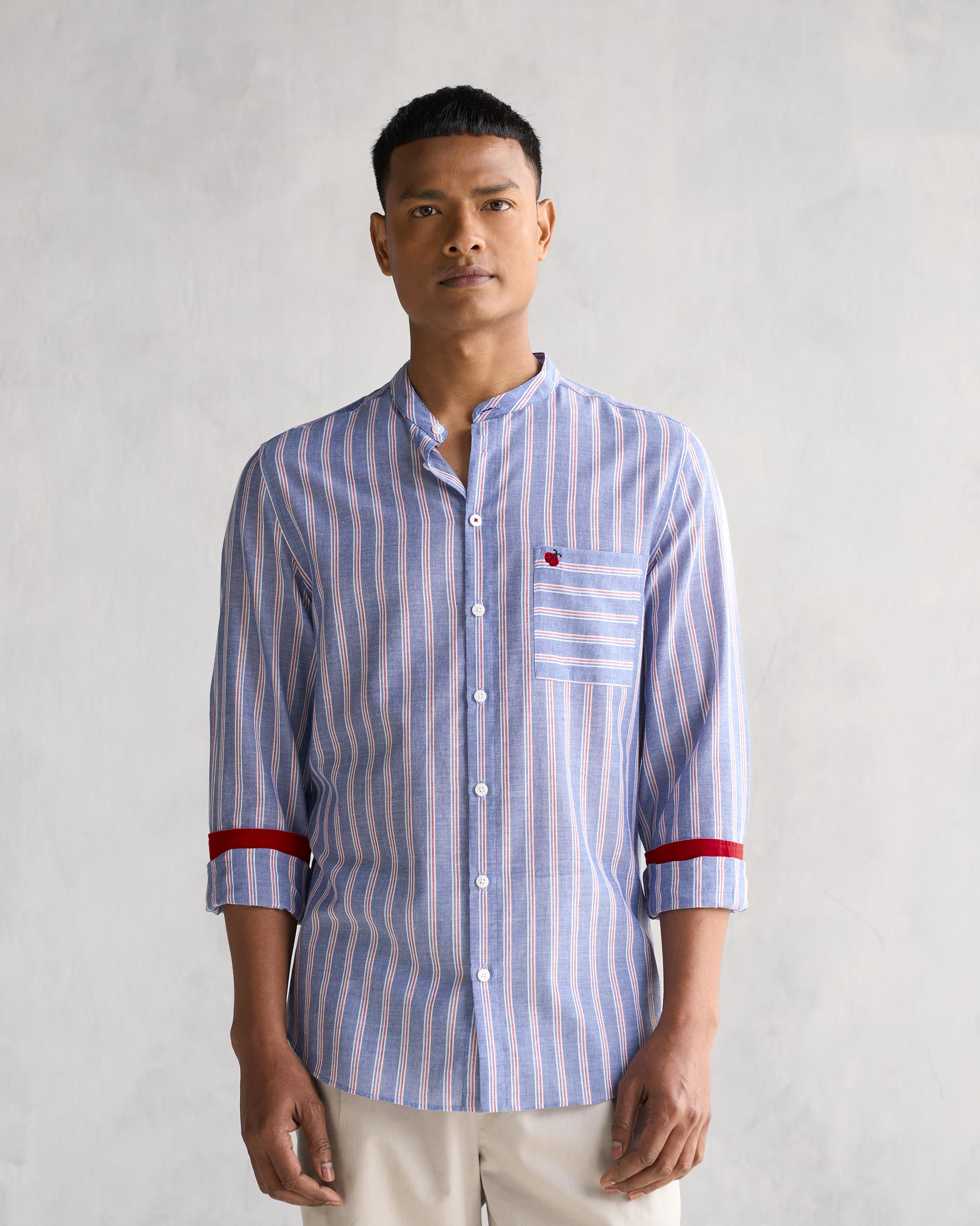 Ross Shirt - Blue Stripes