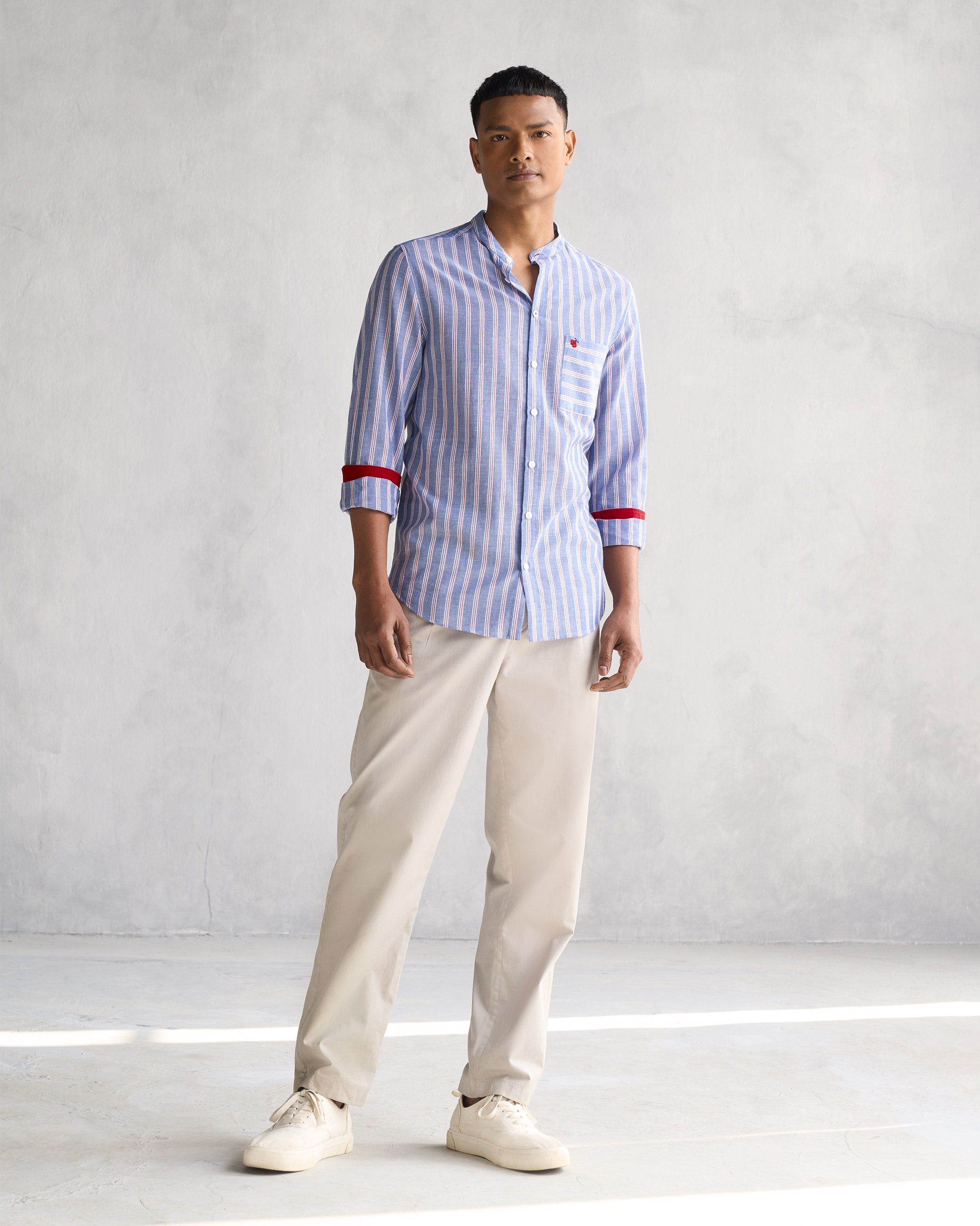 Ross Shirt - Blue Stripes