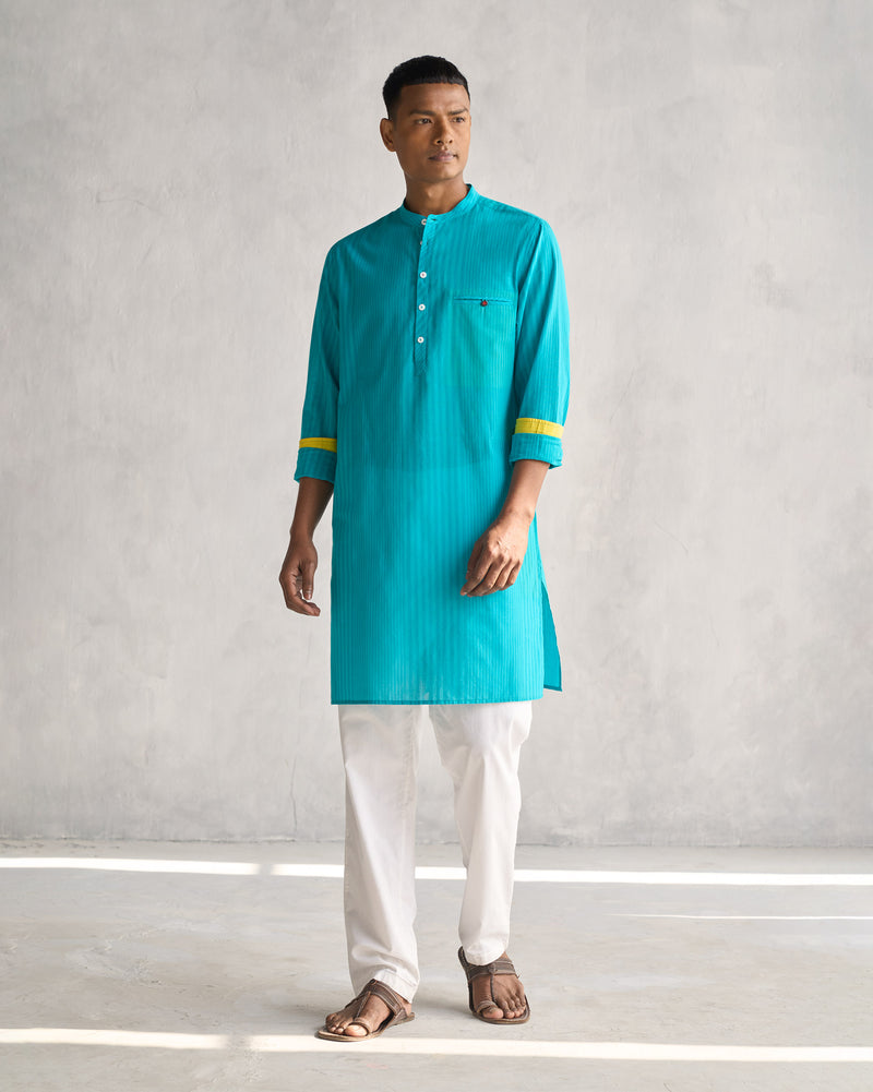 Pondicherry Kurta - Blue