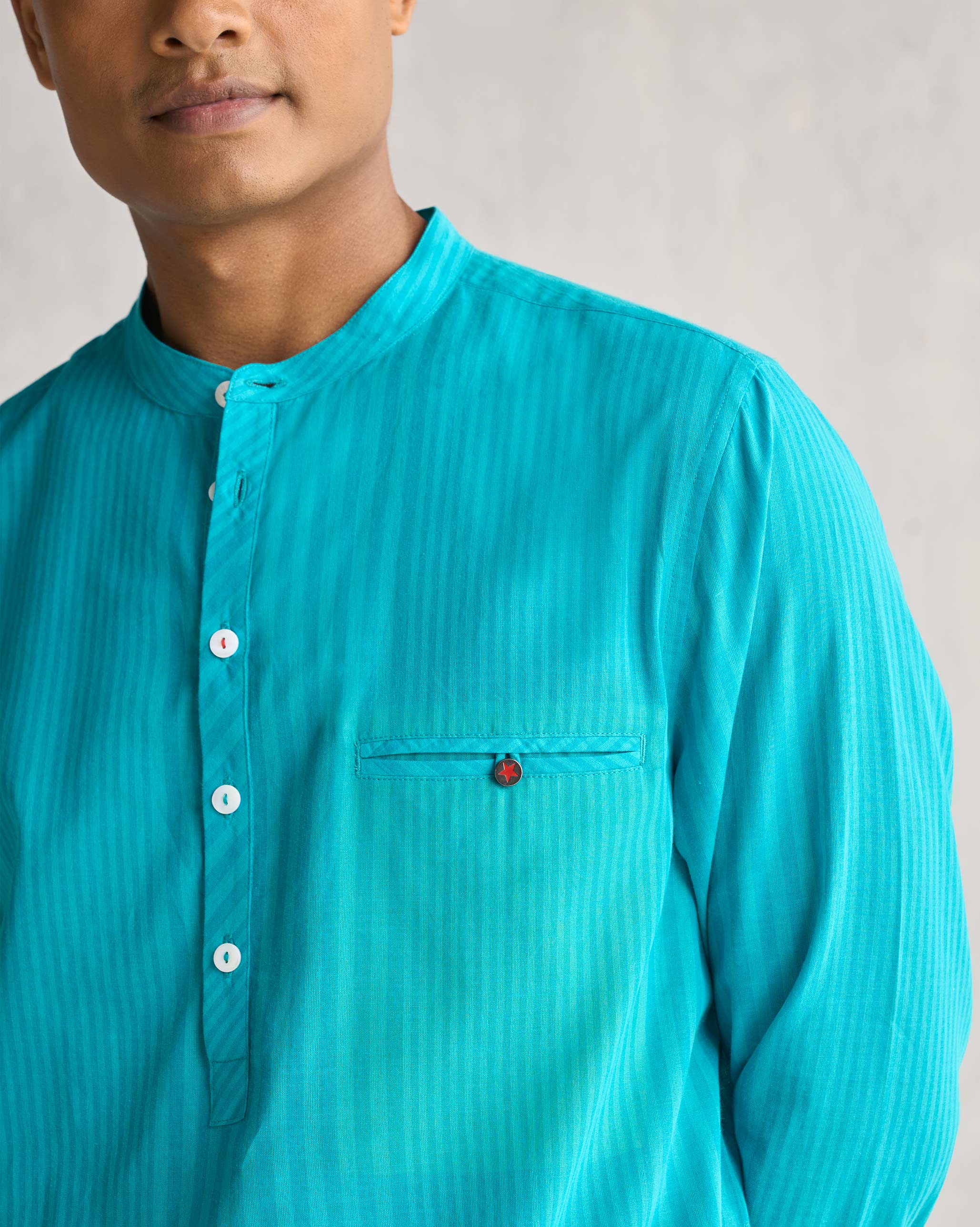 Pondicherry Kurta - Blue