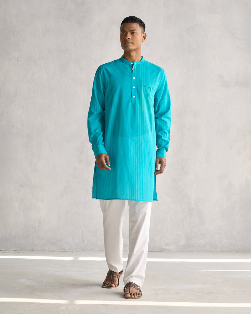 Pondicherry Kurta - Blue