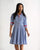 Nungwi Shirt Dress - Blue & White