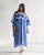 Waadi Kaftan - Navy & White