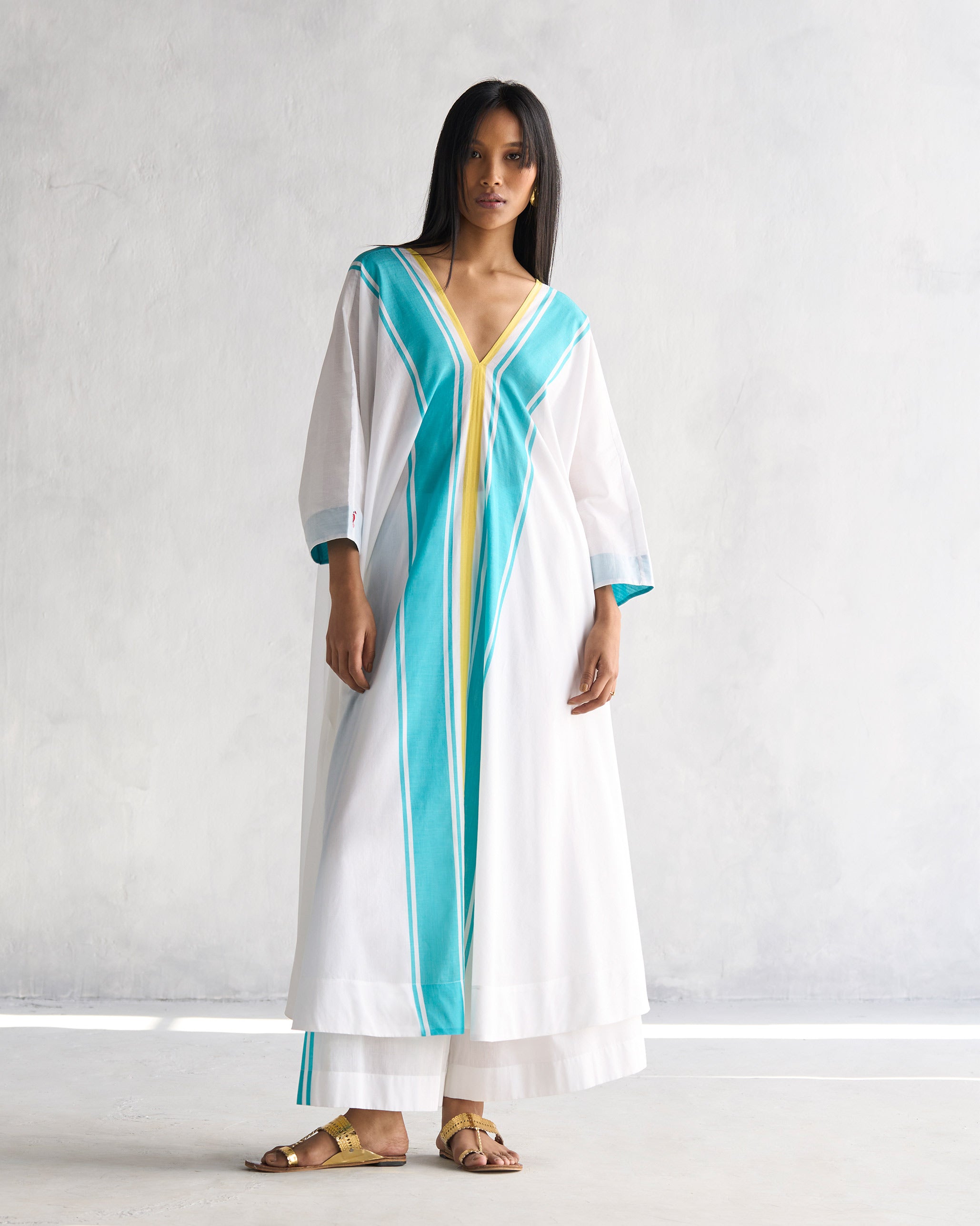 Sugato Kaftan - White