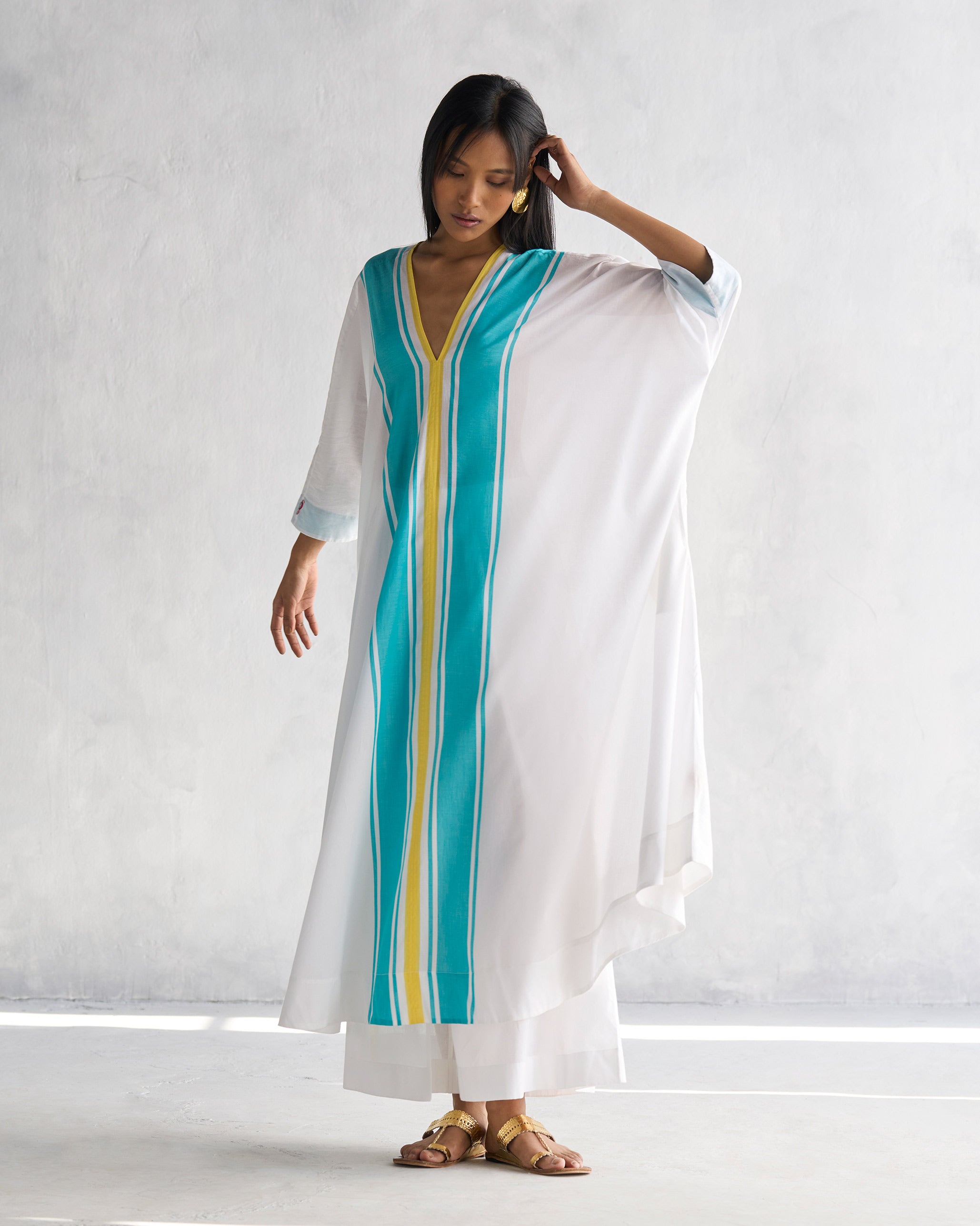 Sugato Kaftan - White