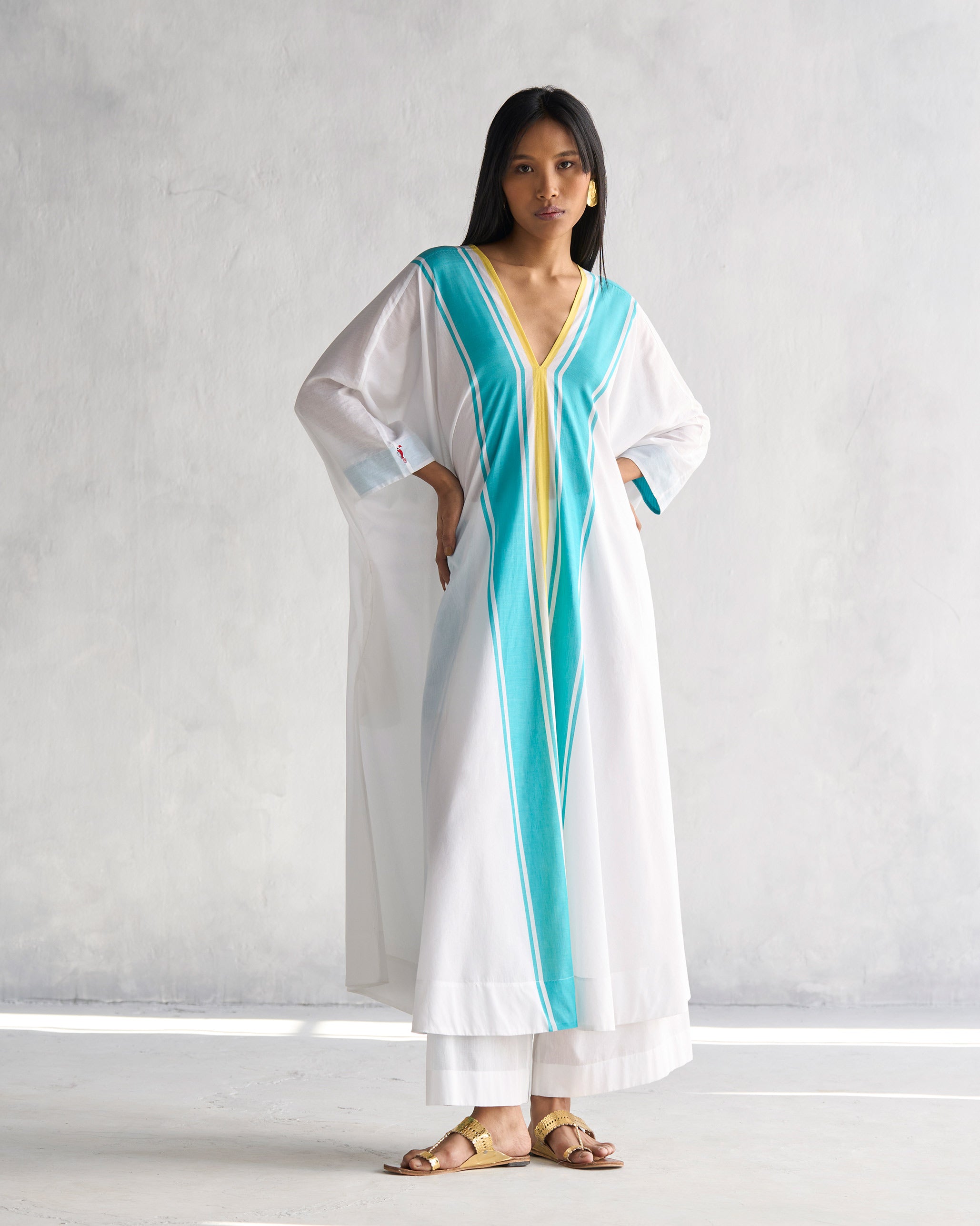 Sugato Kaftan - White